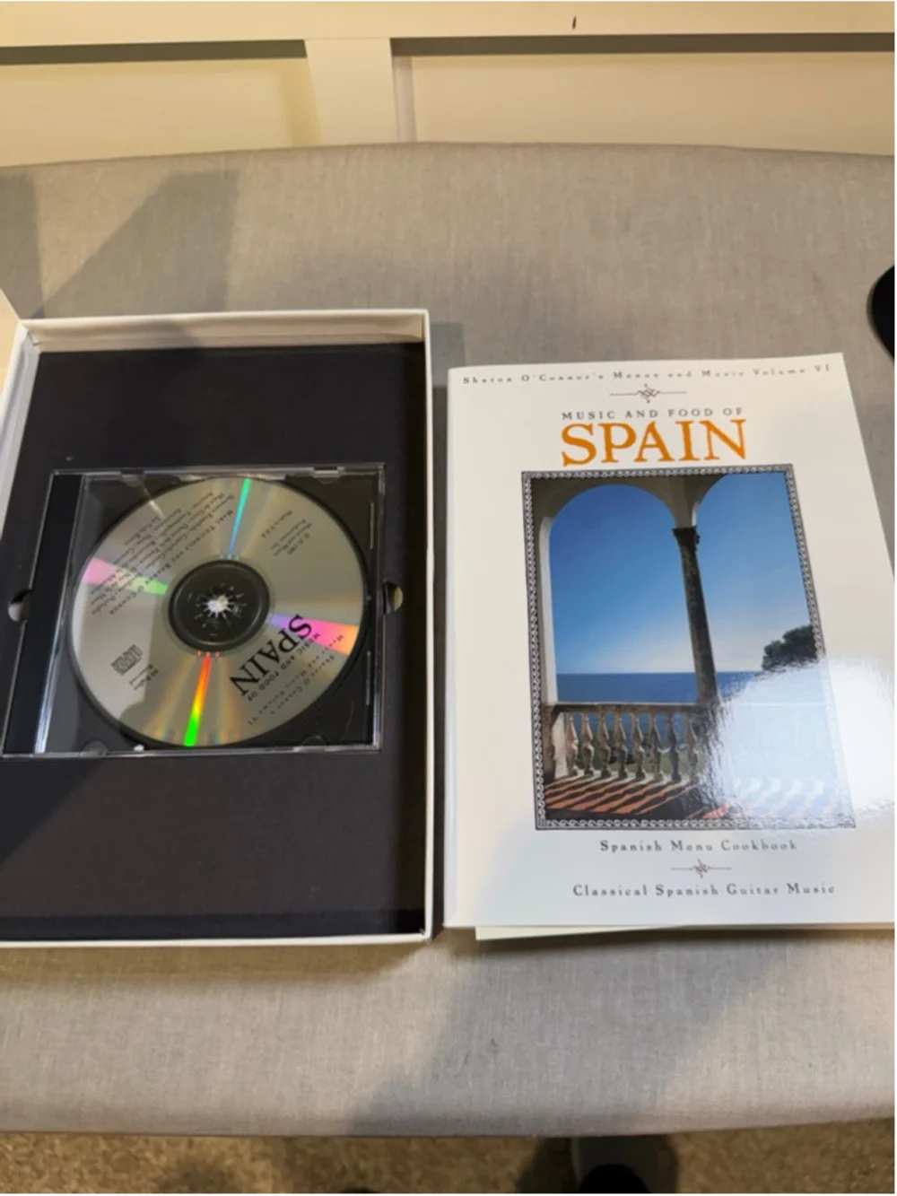 Sharon O'Connor's Music and Food of Spain Cookbook with CD Volume VI